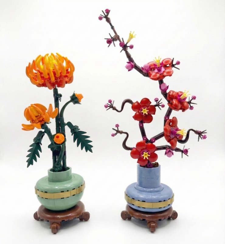 Chrysanthemum & Plum Blossom